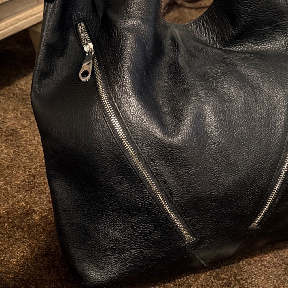 Rebecca Minkoff Midnight Black Hobo Bag - Picture 4 of 7